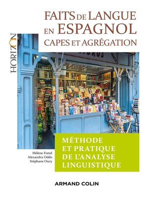 cover image of Faits de langue en espagnol